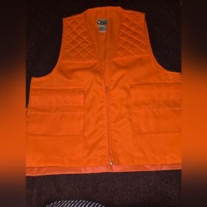 Sports Afield Orange Hunting Vest Men's Large Like New
